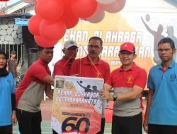 Meriahkan HBP Ke-60 Lapas Bengkalis Gelar kegiatan Pekan Olahraga Pemasyarakatan